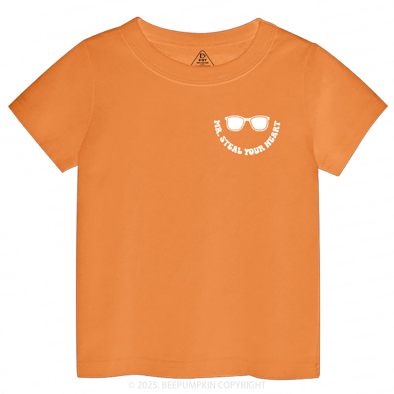 Mr Steal Your Heart Valentine's Day Toddler&Kid's Tees Beepumpkin