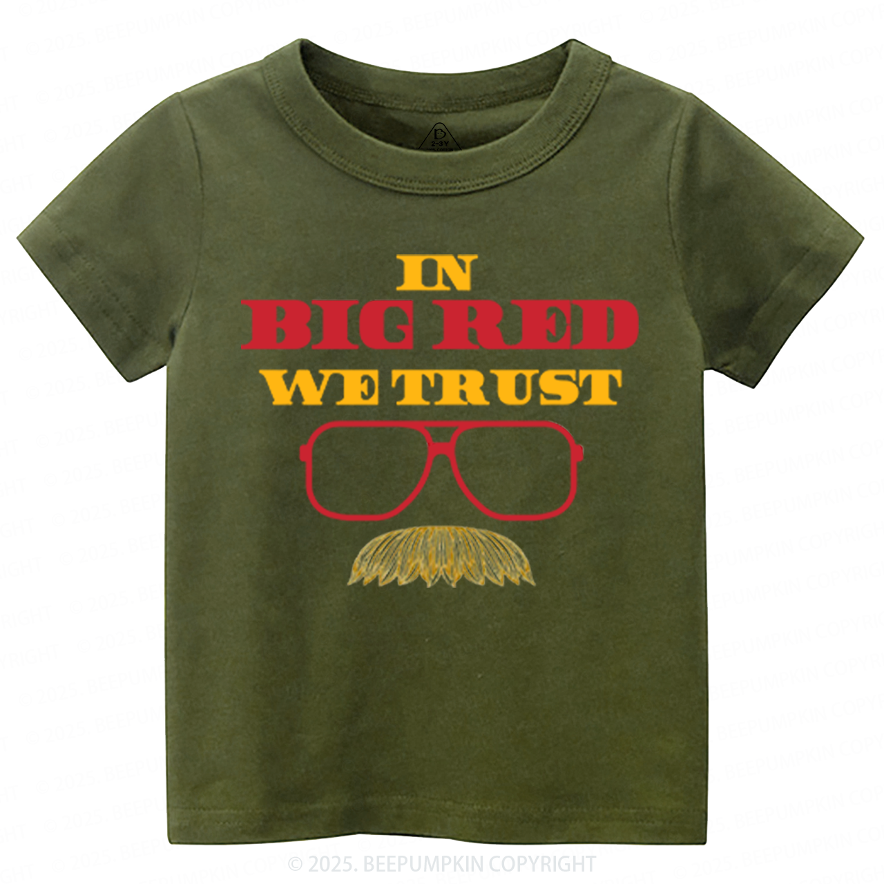 In Big Red We Trust Toddler&Kid's Tees Beepumpkin