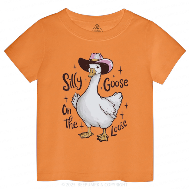 Silly Goose On The Loose Toddler&Kid's Tees Beepumpkin