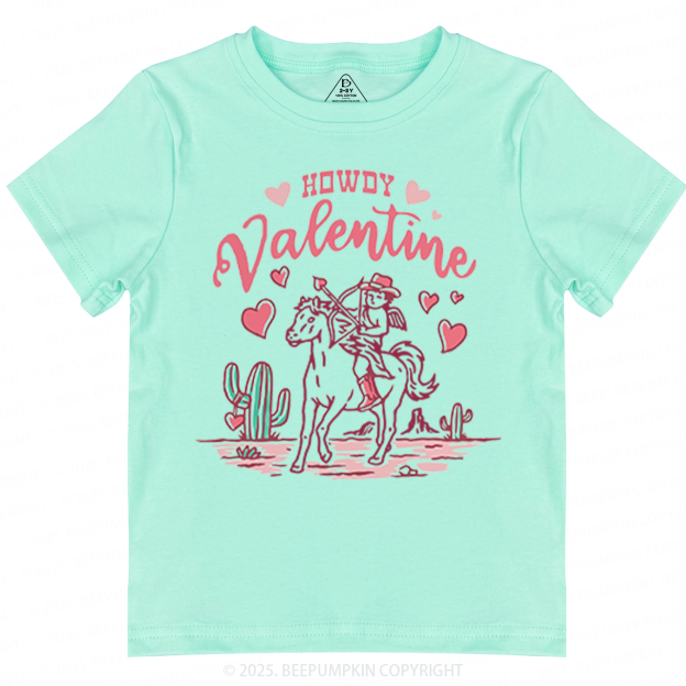 Howdy Valentine Toddler&Kid's Tees Beepumpkin