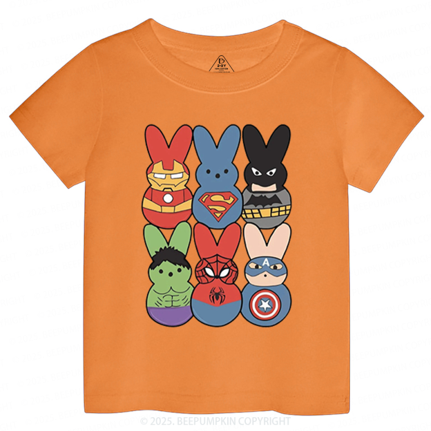 Heroes Easter Day Toddler&Kid's Tees Beepumpkin