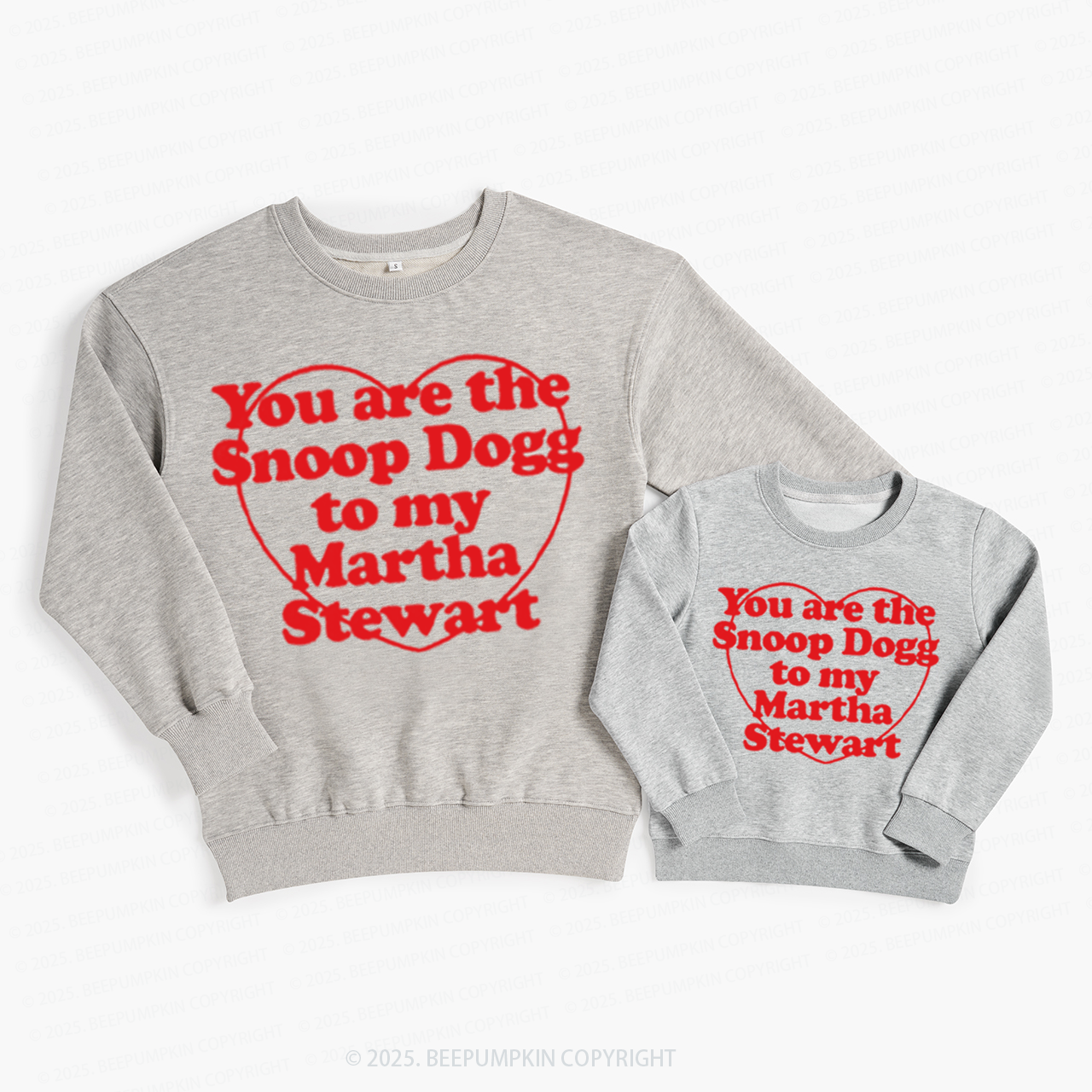 You Are The Cute Dogg To My Valentine's Day Family Matching Sweatshirts