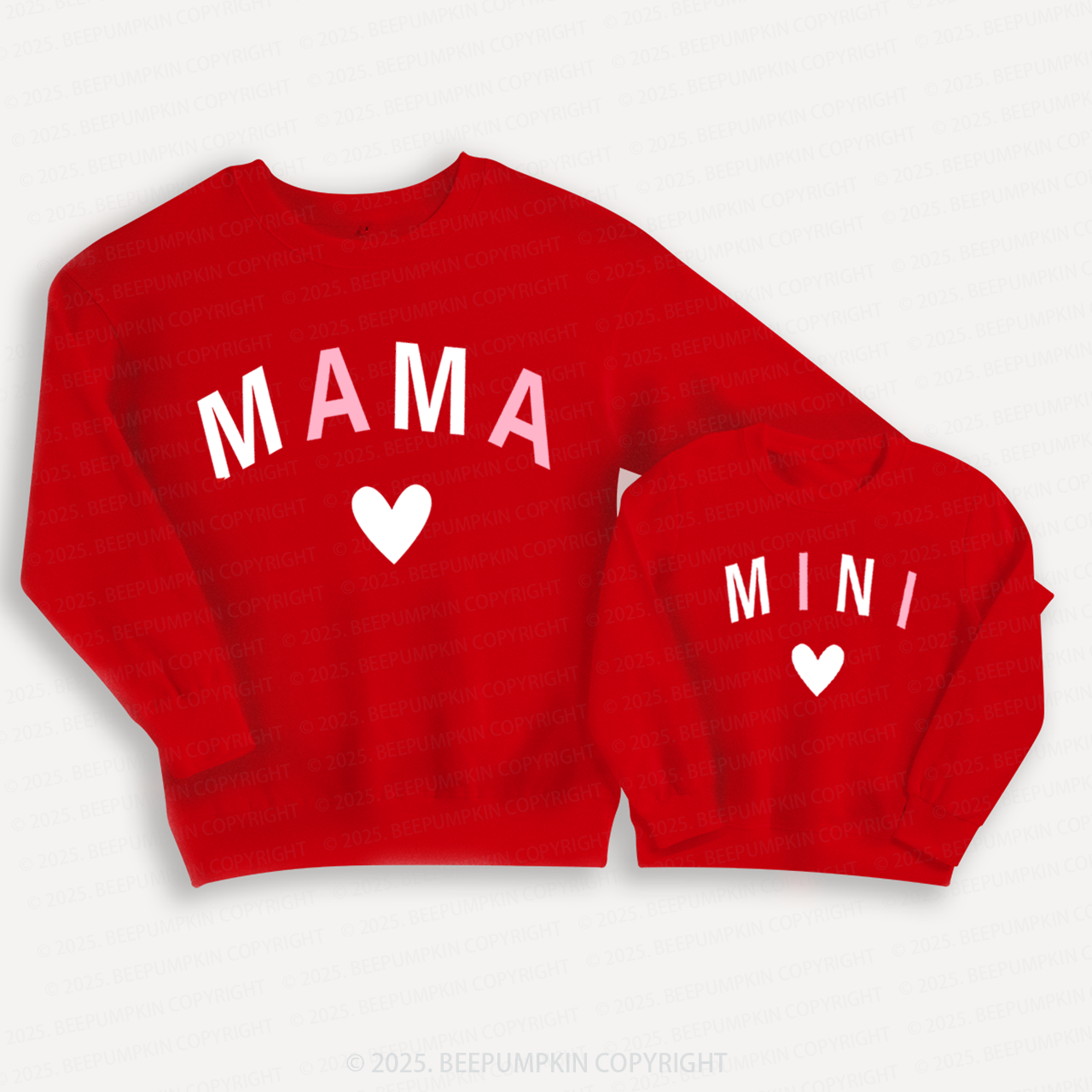 Mommy and Me Valentine's Day Family Matching Sweatshirts