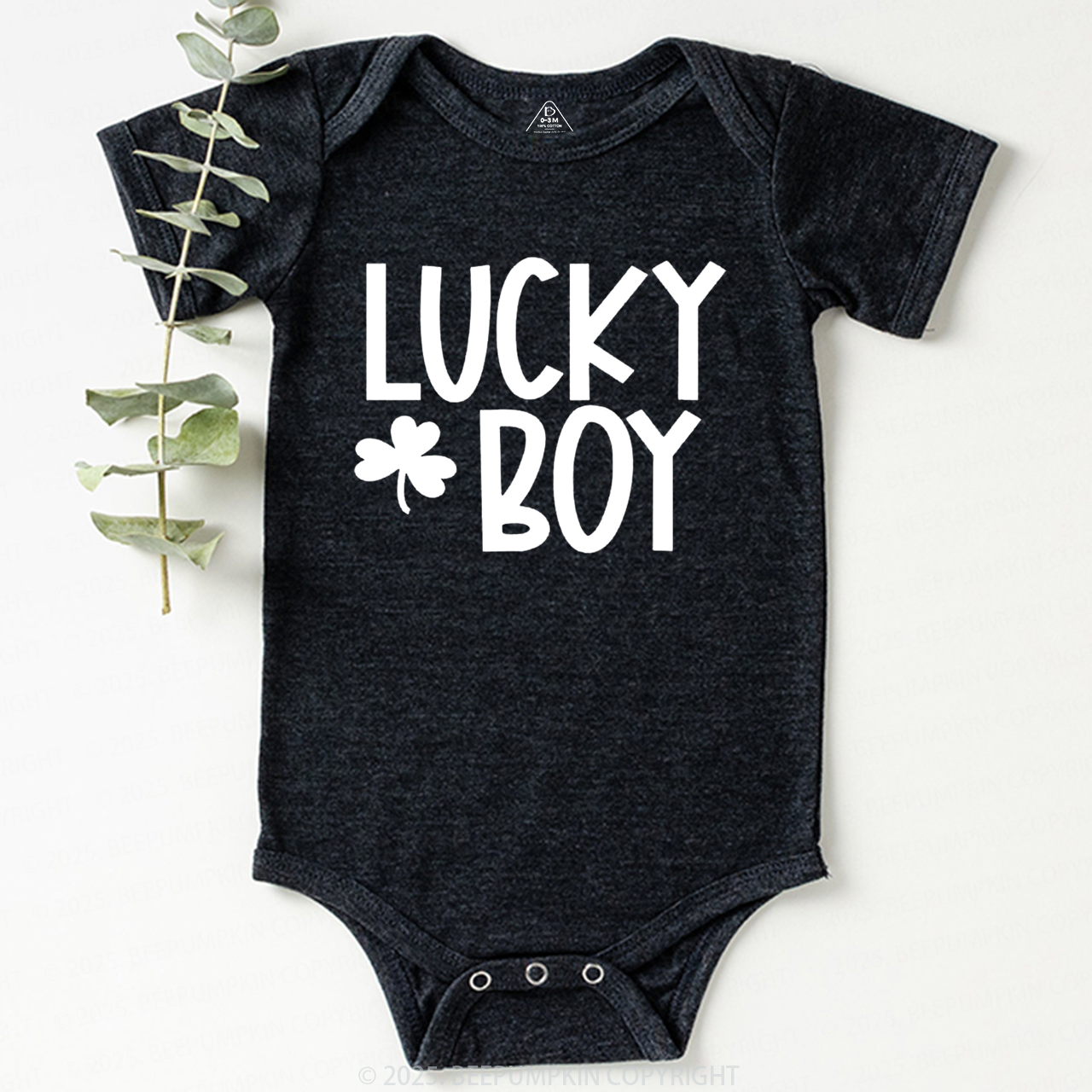 Personalized Lucky Boy And Girl St.Patricks Day Bodysuit Beepumpkin