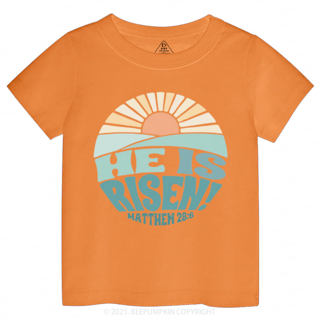 He is Risen Toddler&Kid's Tees Beepumpkin