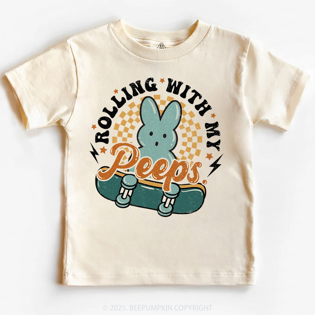 Rolling With My Peeps Toddler&Kid's Tees Beepumpkin