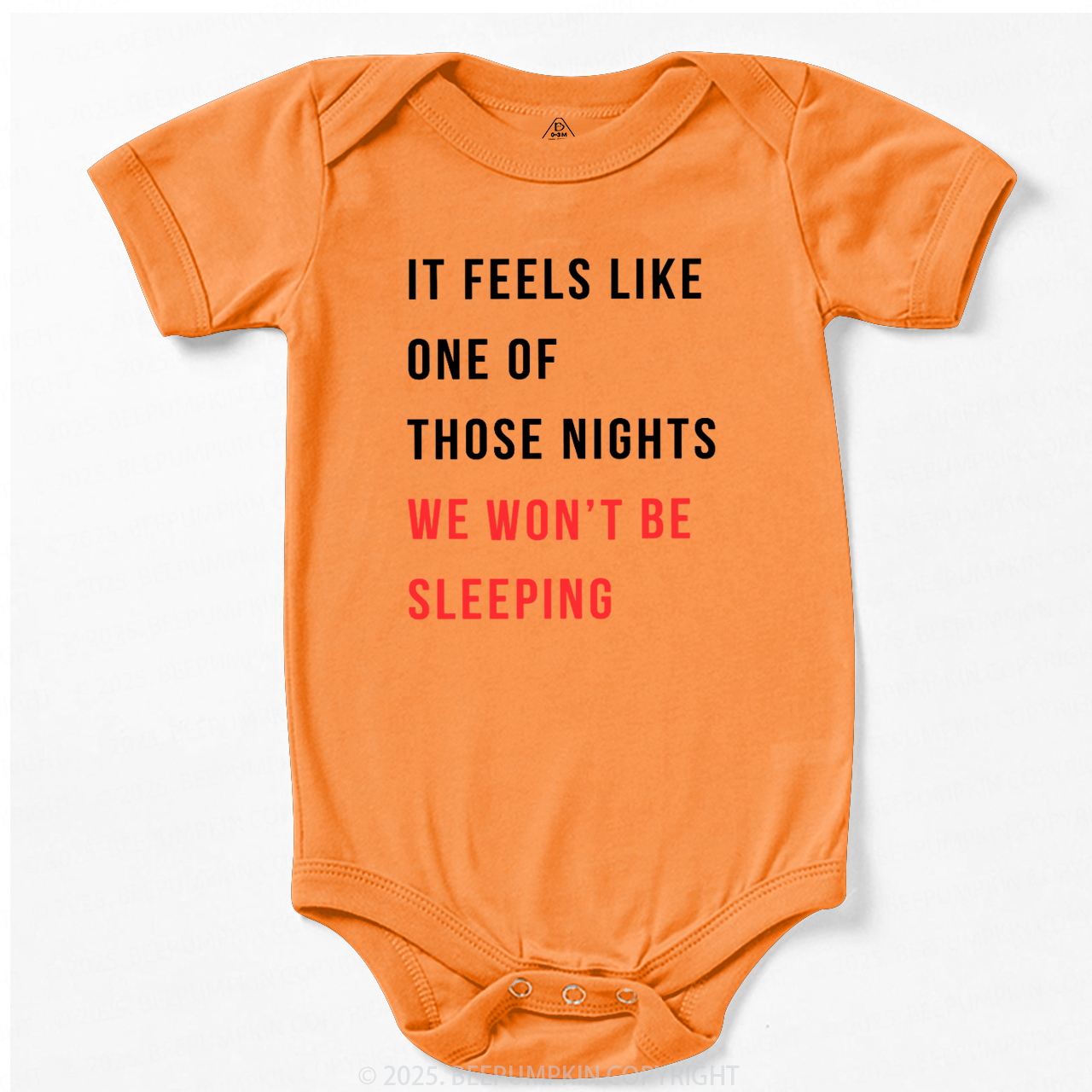 We Won't Be Sleeping Bodysuit Beepumpkin