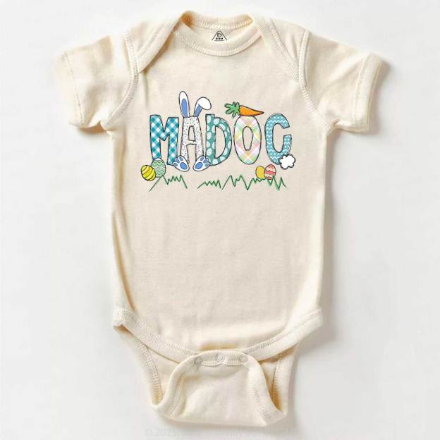 Personalized Easter Name Bodysuit Beepumpkin