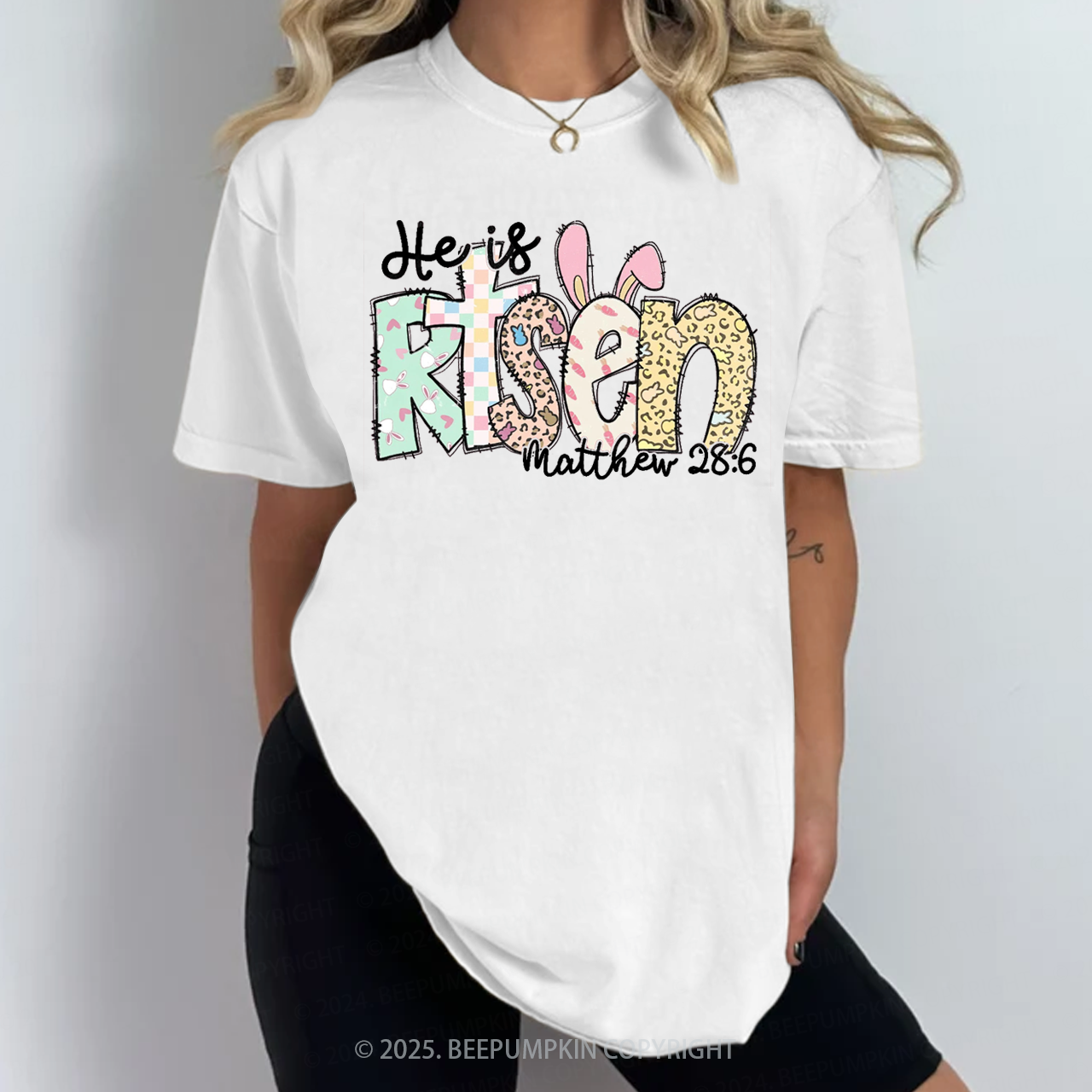  He Is Risen Easter Mama T-Shirts