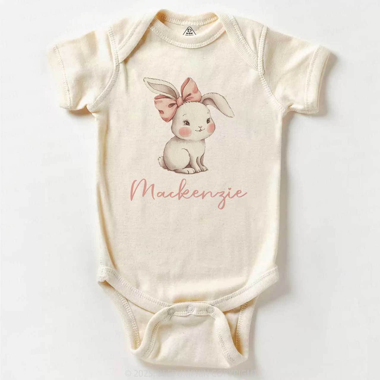 Personalized Name Easter Bunny Bodysuit Beepumpkin