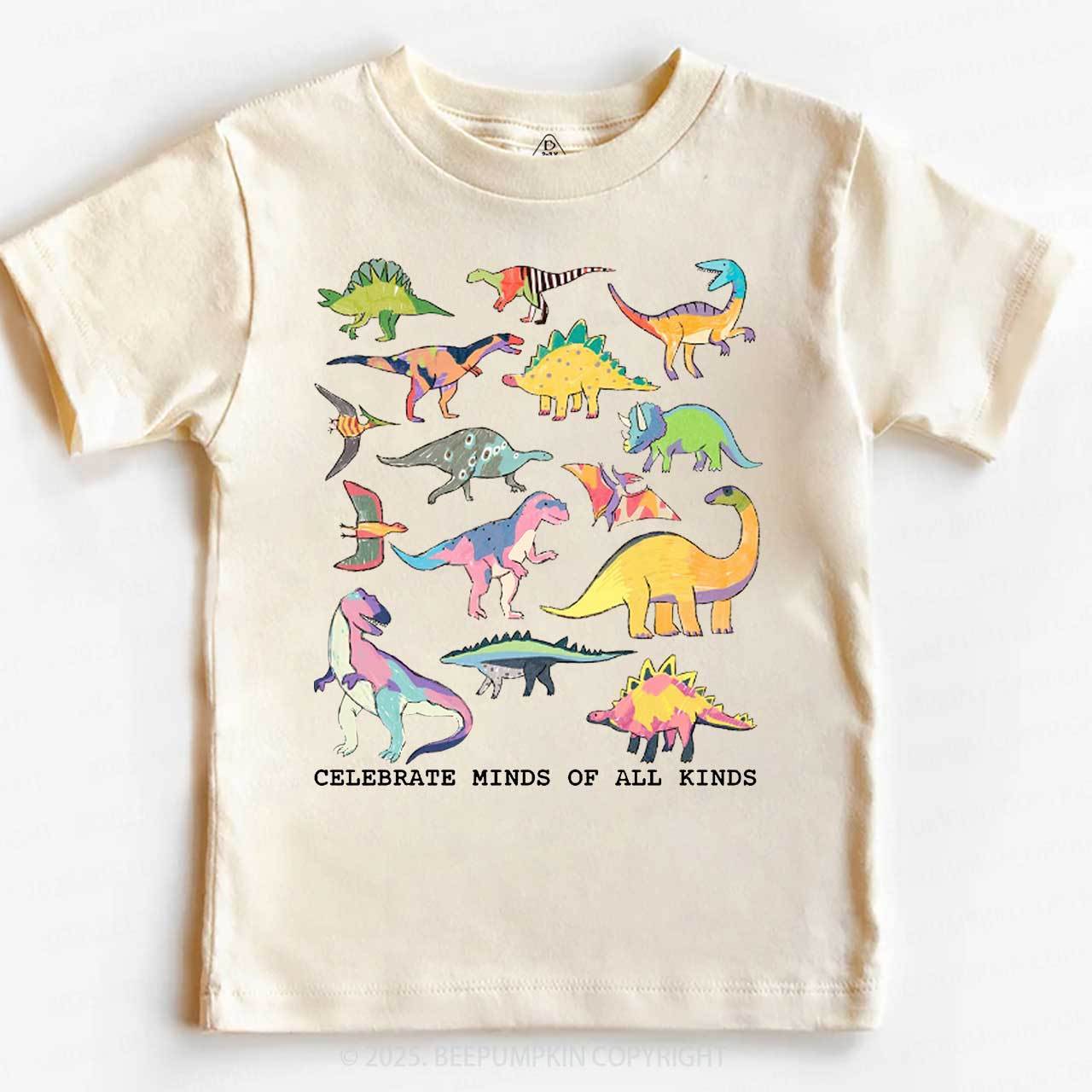 Celebrate Minds Of All Kinds Toddler&Kid's Tees Beepumpkin