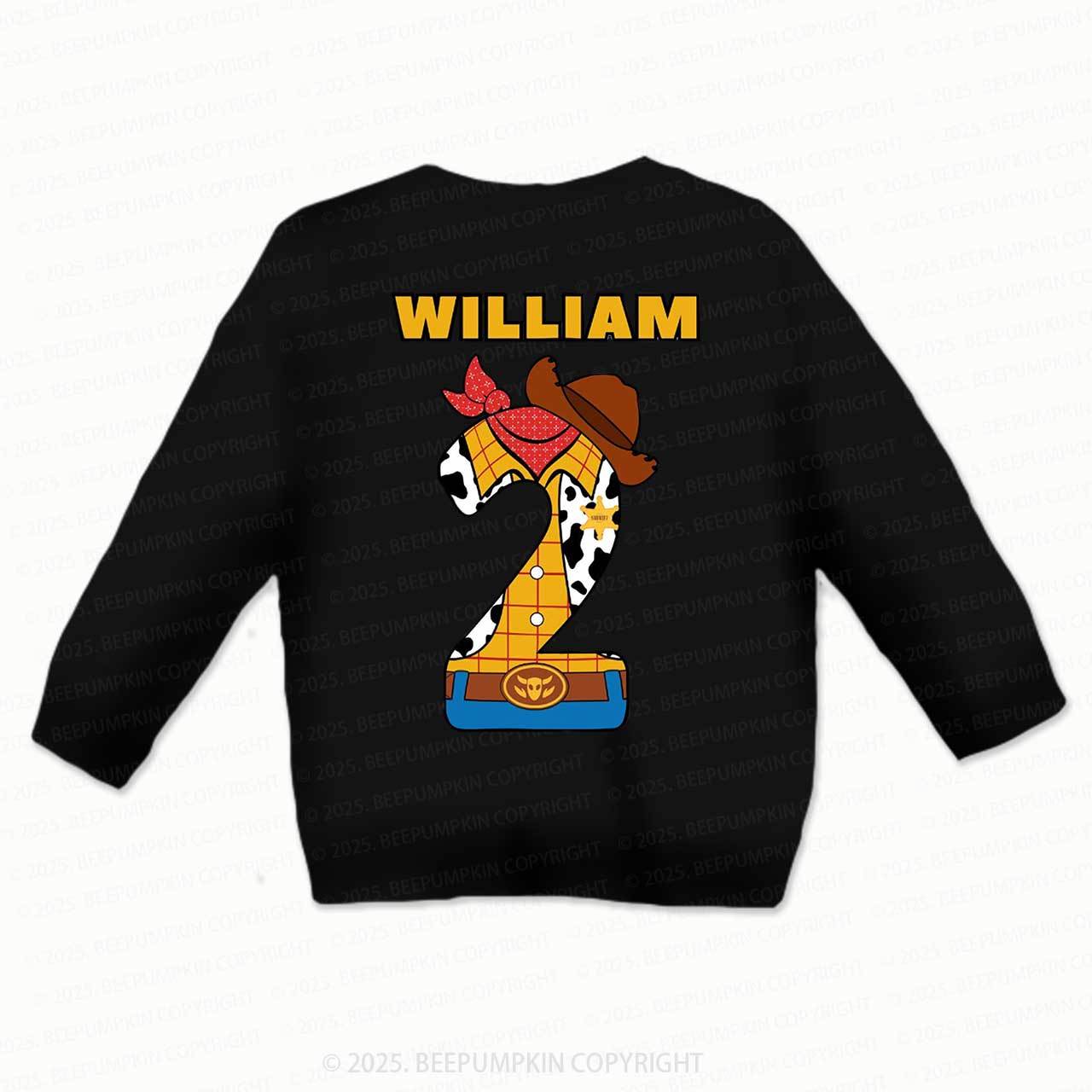 Personalized Birthday Kid's Sweatshirt