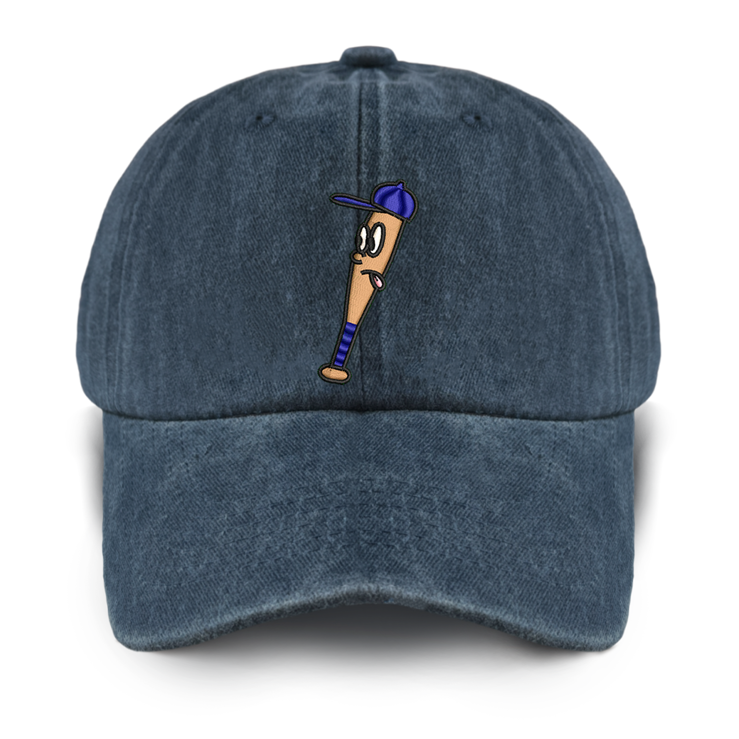 Baseball Bat Washed Baseball Cap For Kids