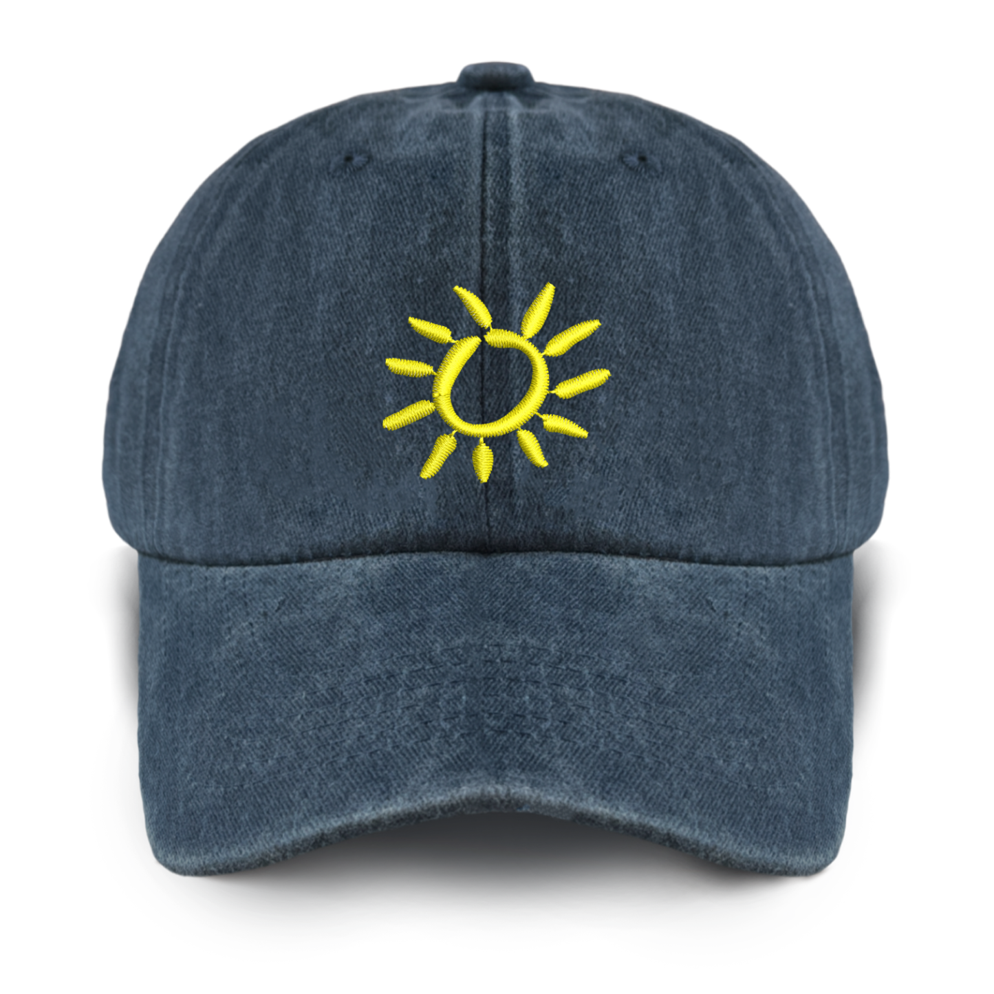 Little Sun Washed Baseball Cap For Kids