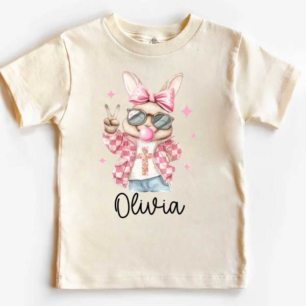 Bubble Gum Bunny Toddler&Kid's Tees Beepumpkin