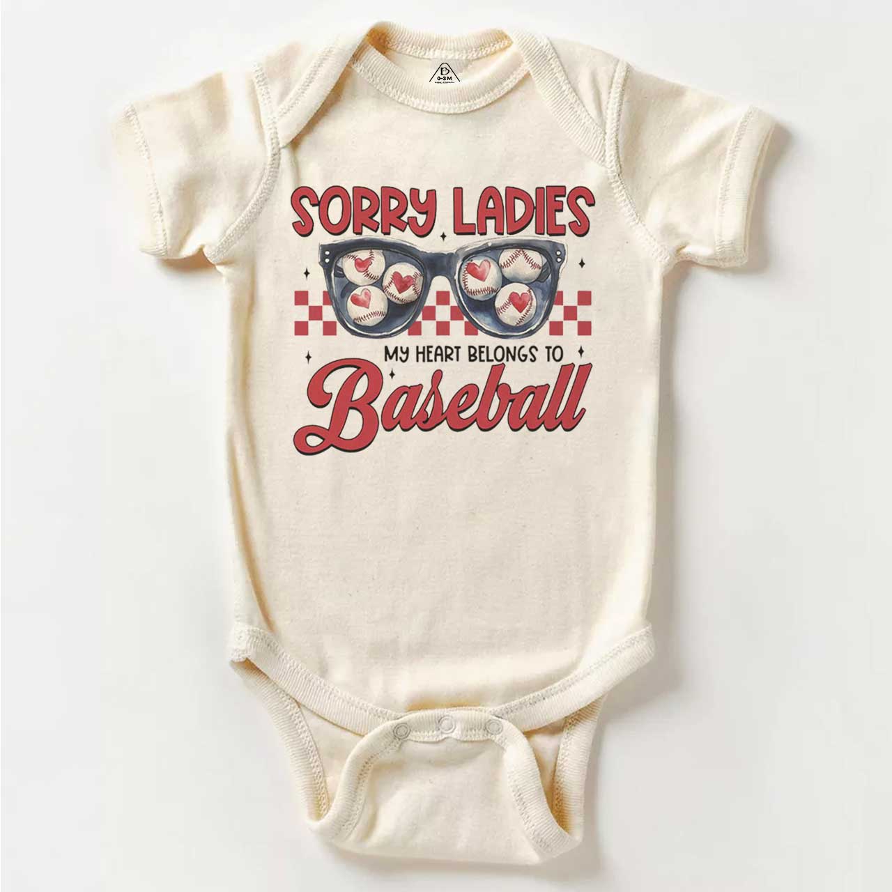 Sorry Ladies My Heart Belongs To Baseball Bodysuit Beepumpkin