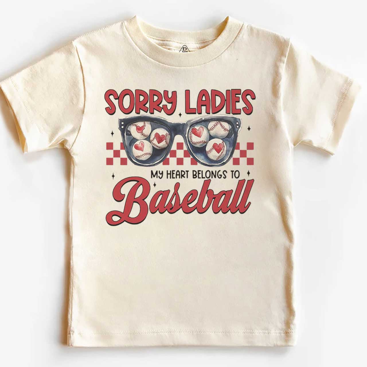 Sorry Ladies My Heart Belongs To Baseball Toddler&Kid's Tees Beepumpkin
