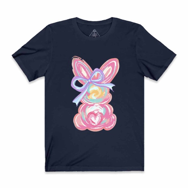 Brushstroke Bunny Easter Mama T-Shirts