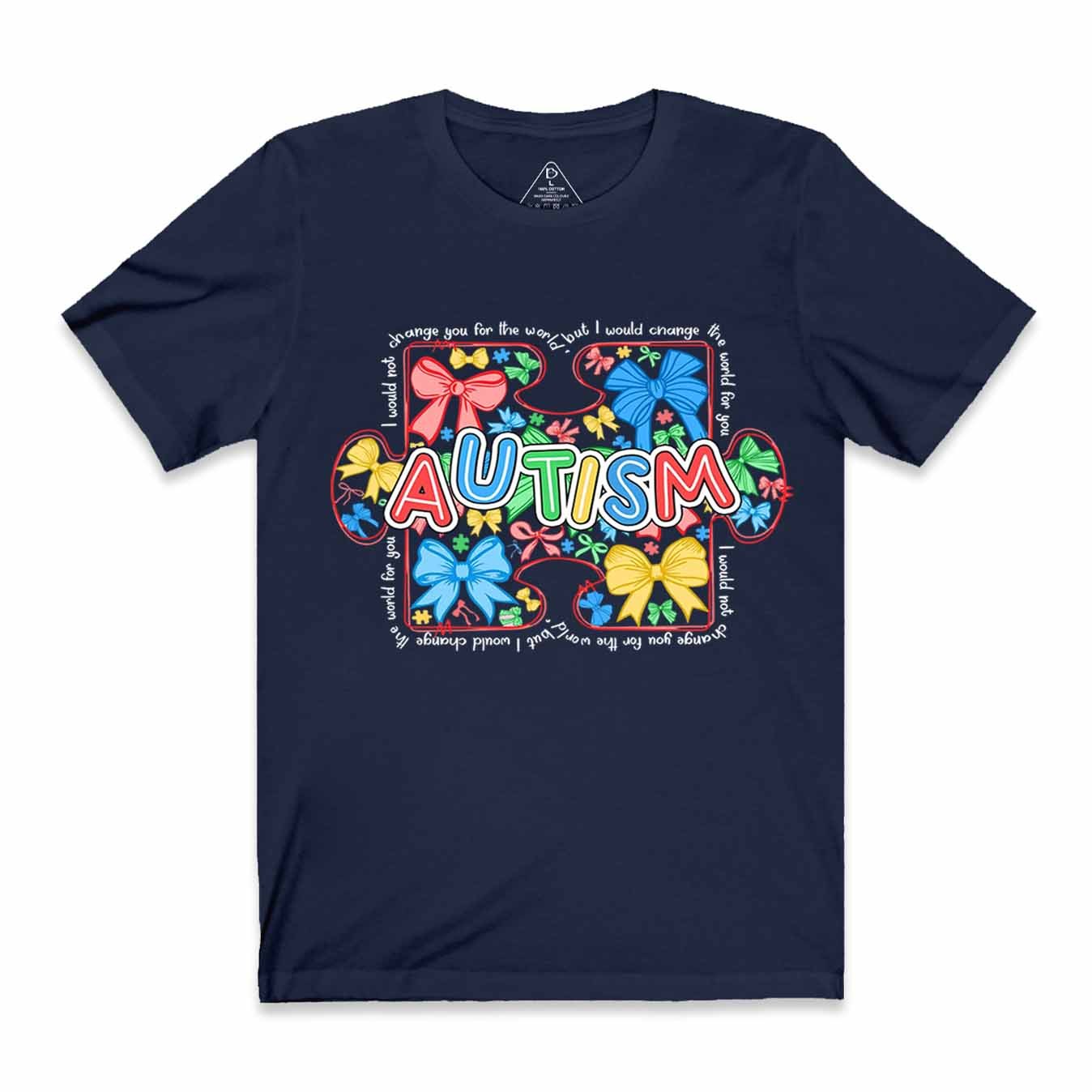 Autism Awareness Coquette Mama T-Shirts