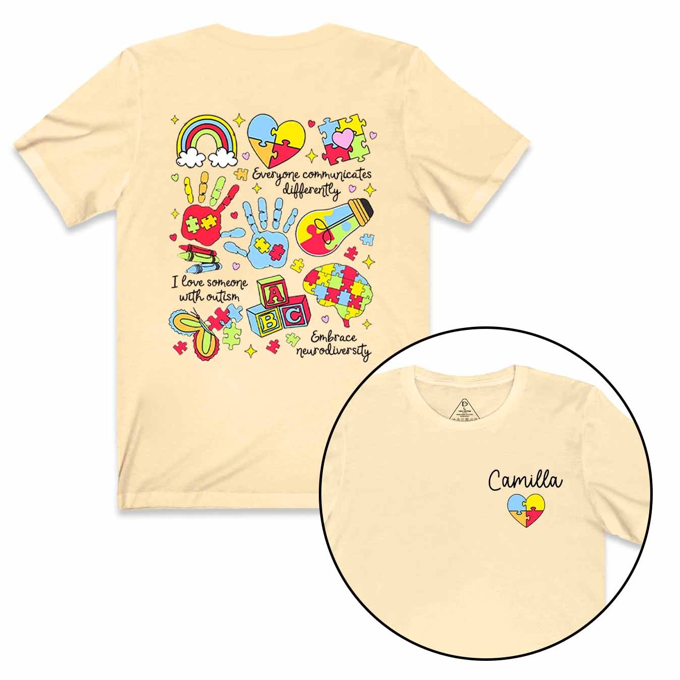 Personalized Autism Mama T-Shirts