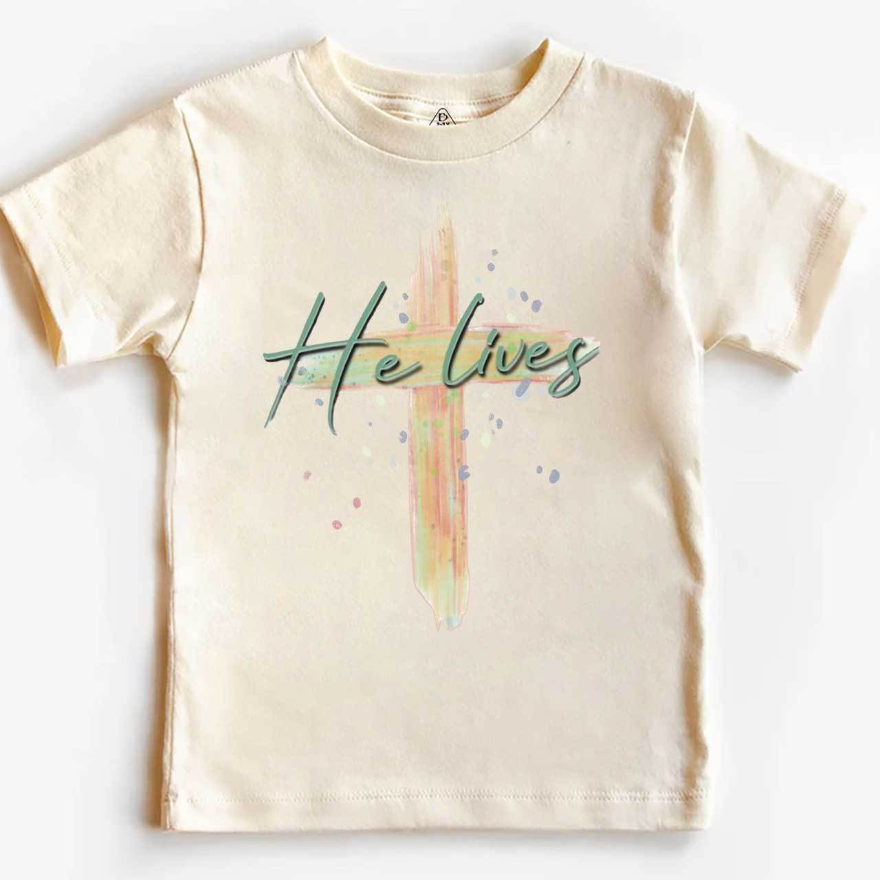 He Lives Natural Toddler&Kid's Tees Beepumpkin