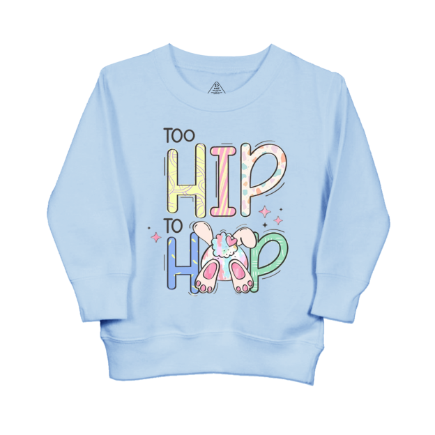 Too Hip To Hop Bunny Kid's Sweatshirt