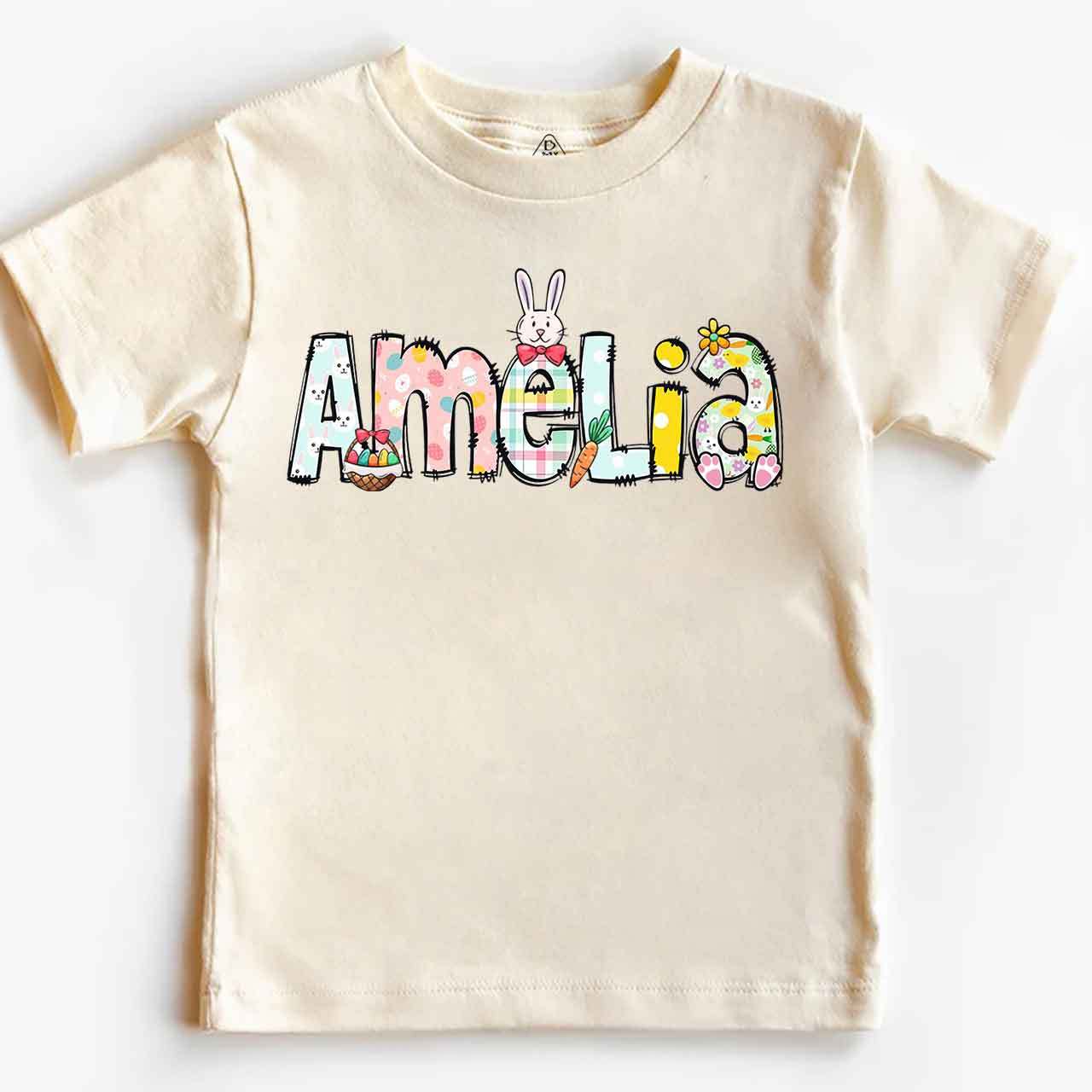 Personalized Easter Alphabet Name Toddler&Kid's Tees Beepumpkin