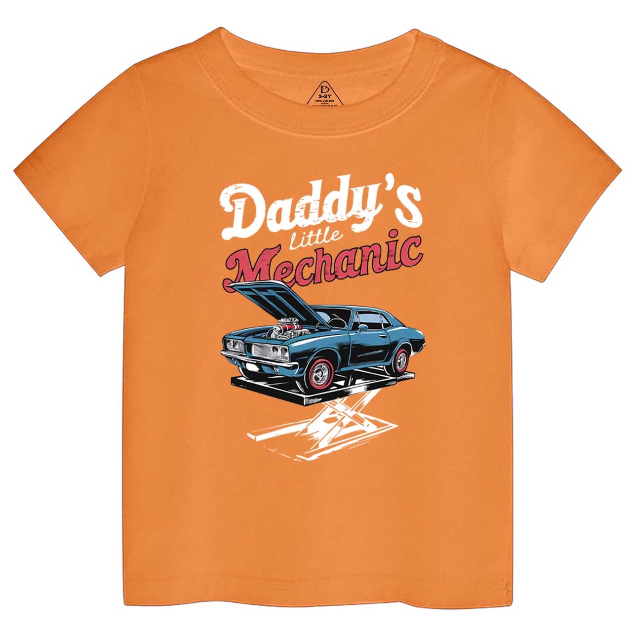 Daddy's Little Mechanic Toddler&Kid's Tees Beepumpkin