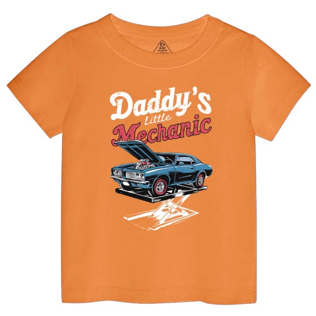 Daddy's Little Mechanic Toddler&Kid's Tees Beepumpkin