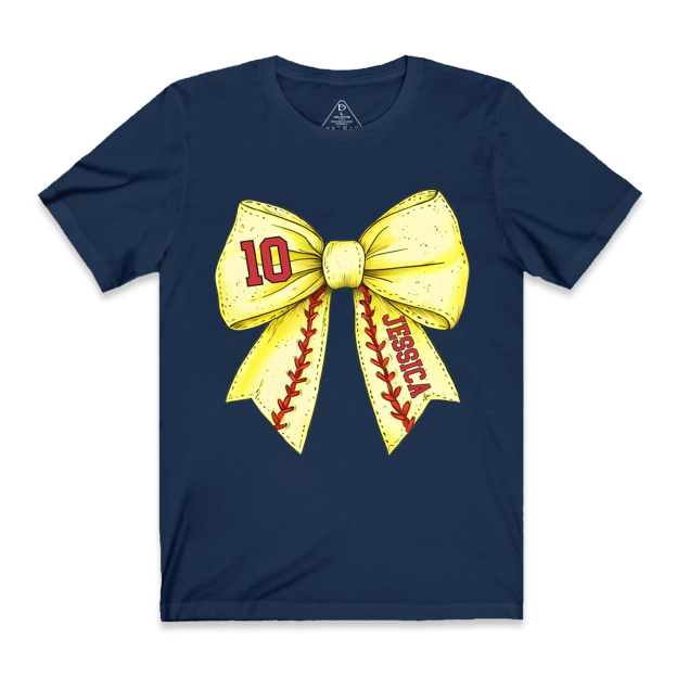 Softball Bow Mama T-Shirts