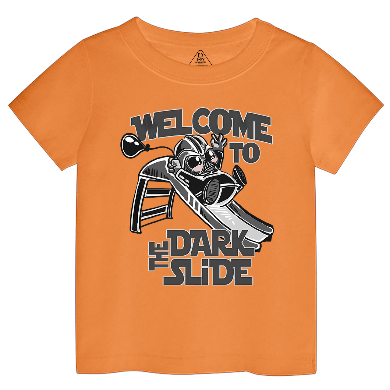 Welcome To The Dark Slide Toddler&Kid's Tees Beepumpkin