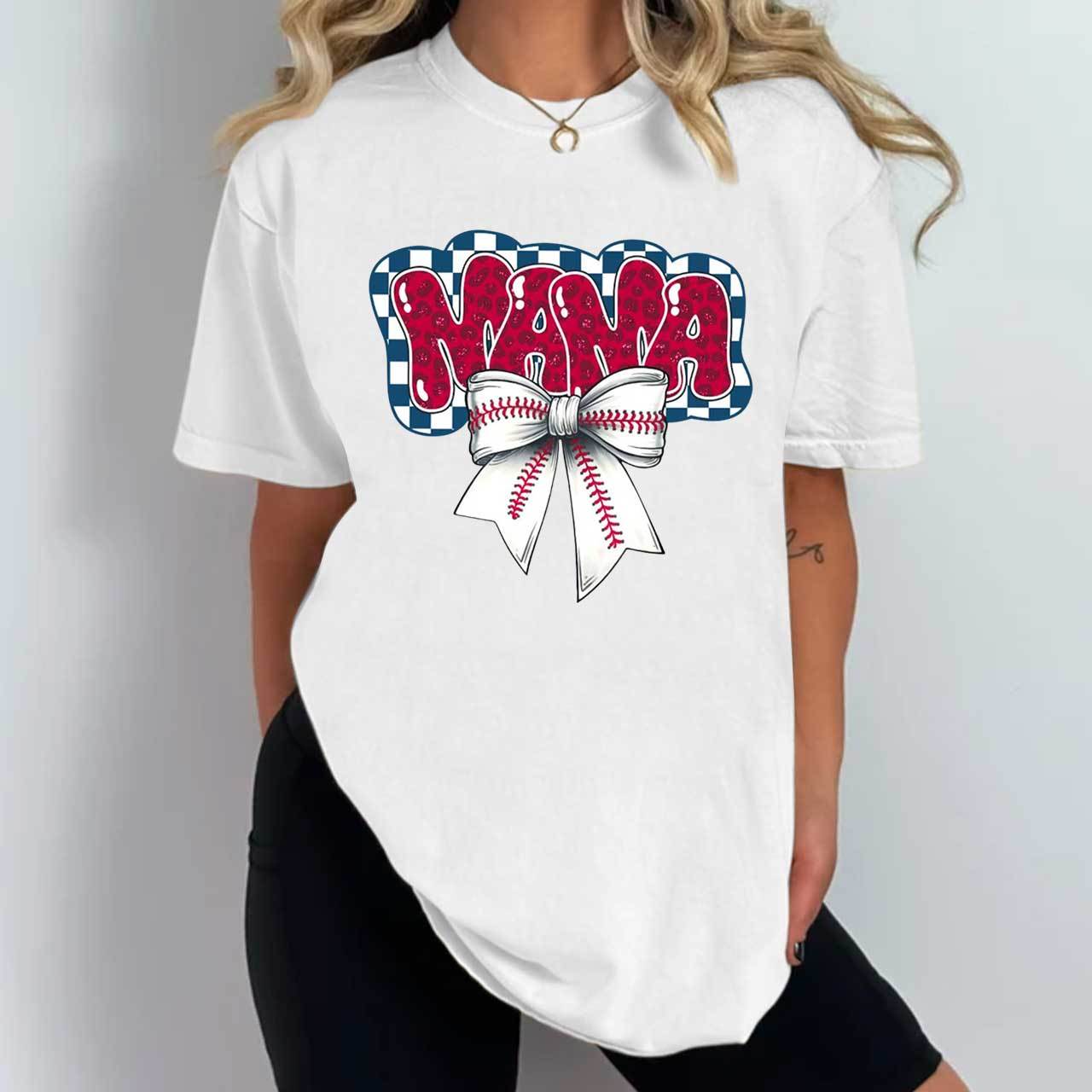 Baseball Bubble Leopard Mama T-Shirts