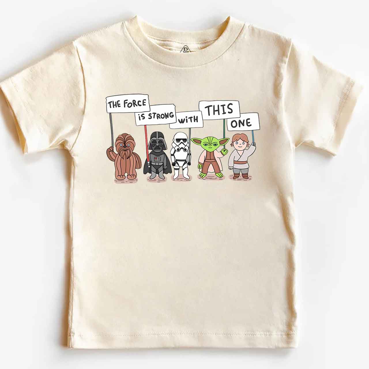 The Force Is Strong With This One Toddler&Kid's Tees Beepumpkin