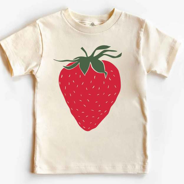 Strawberry Toddler&Kid's Tees Beepumpkin