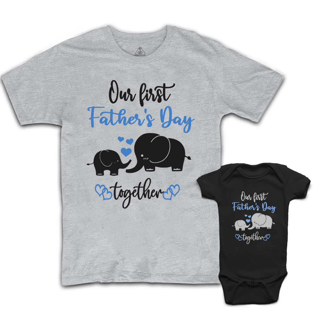Our First Fathers Day Daddy And Me Matching Shirt