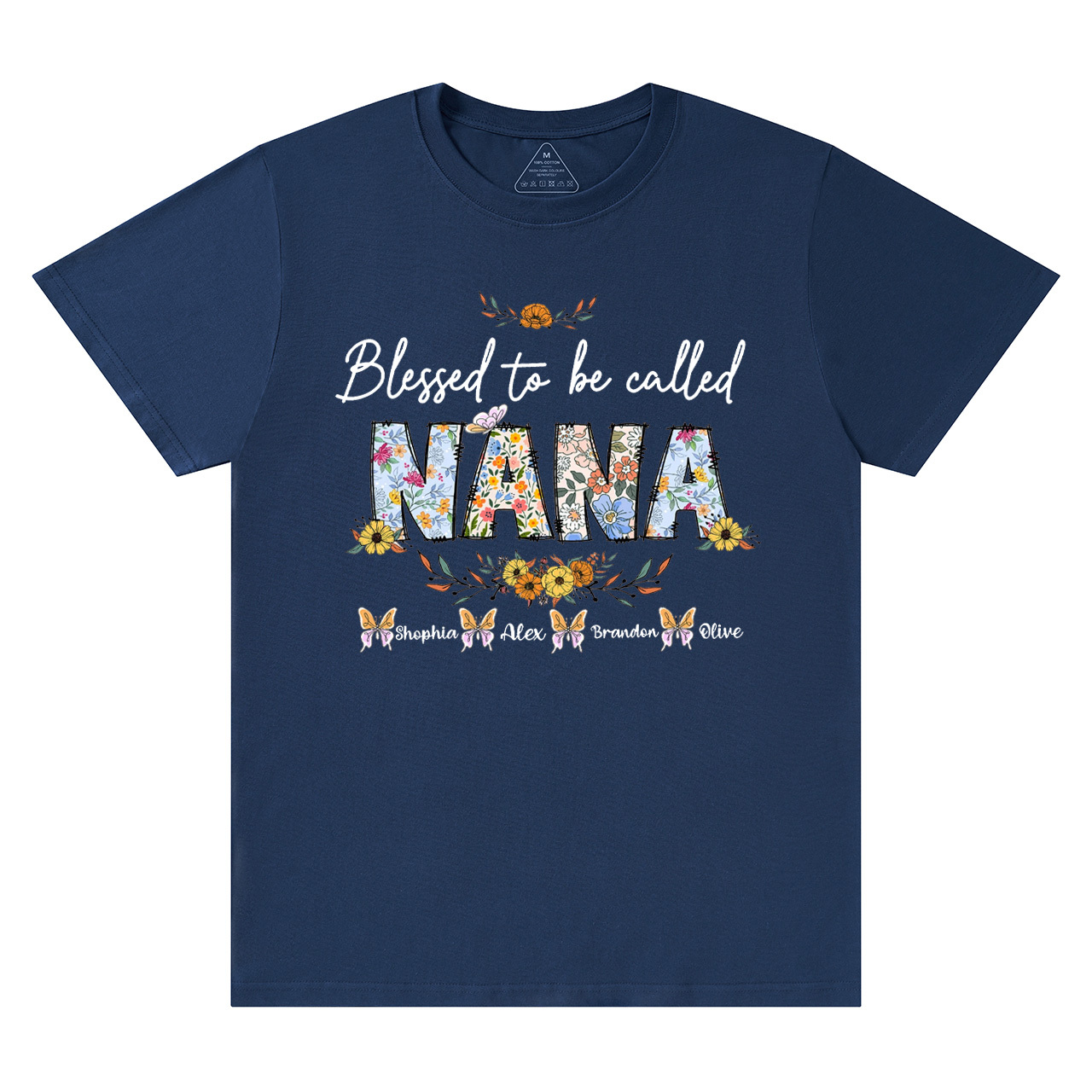 Personalized Blessed To Be Called Nana T-Shirts