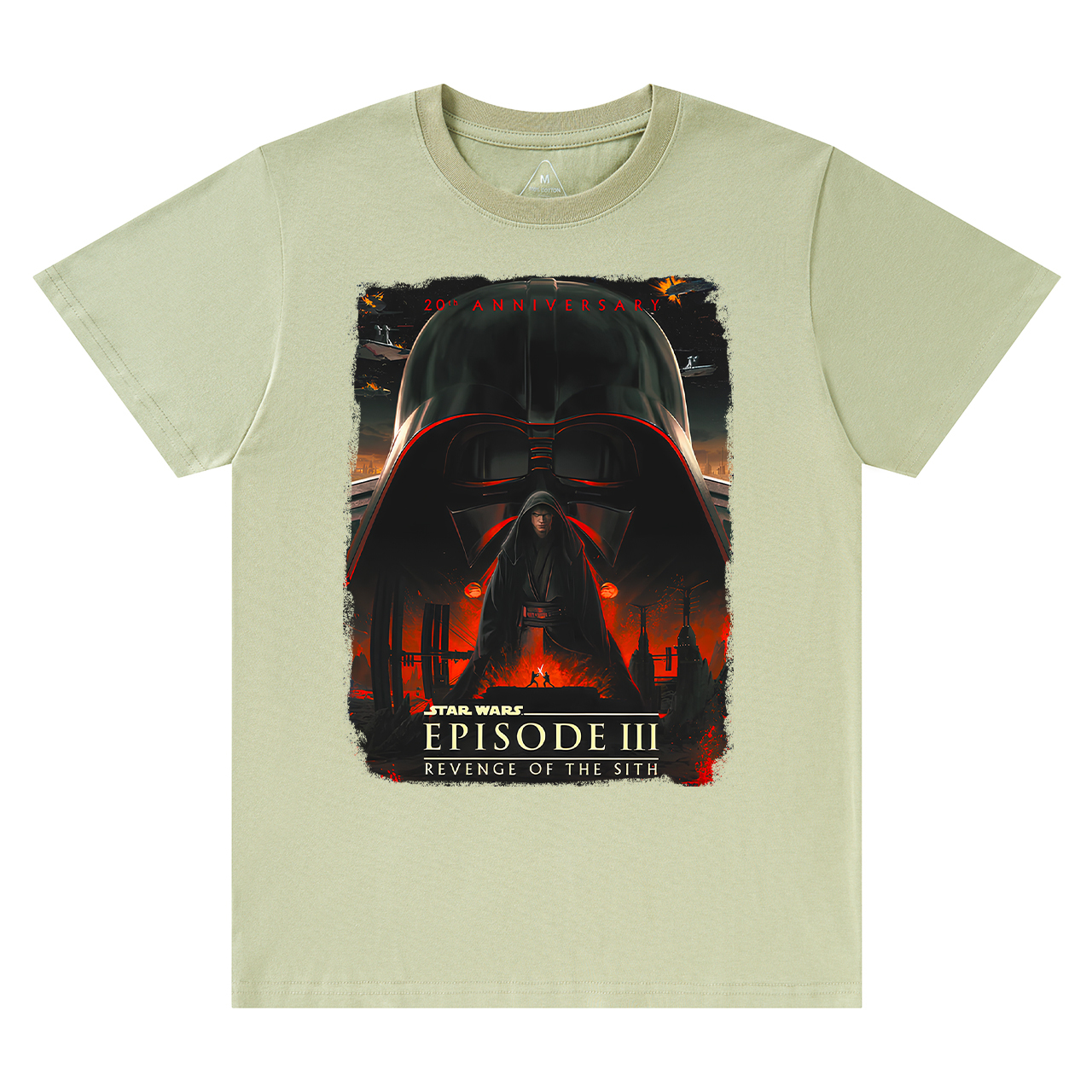 SW Darth Vader Big Face Dad T-shirt
