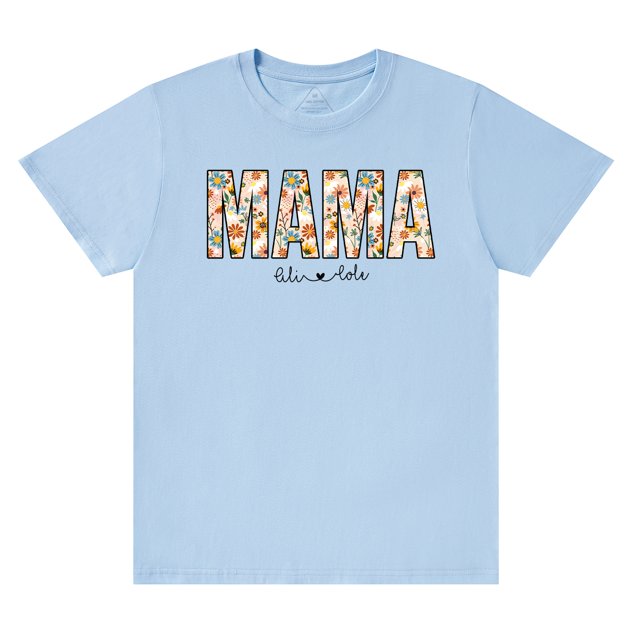 Personalized Mama Floral T-Shirts