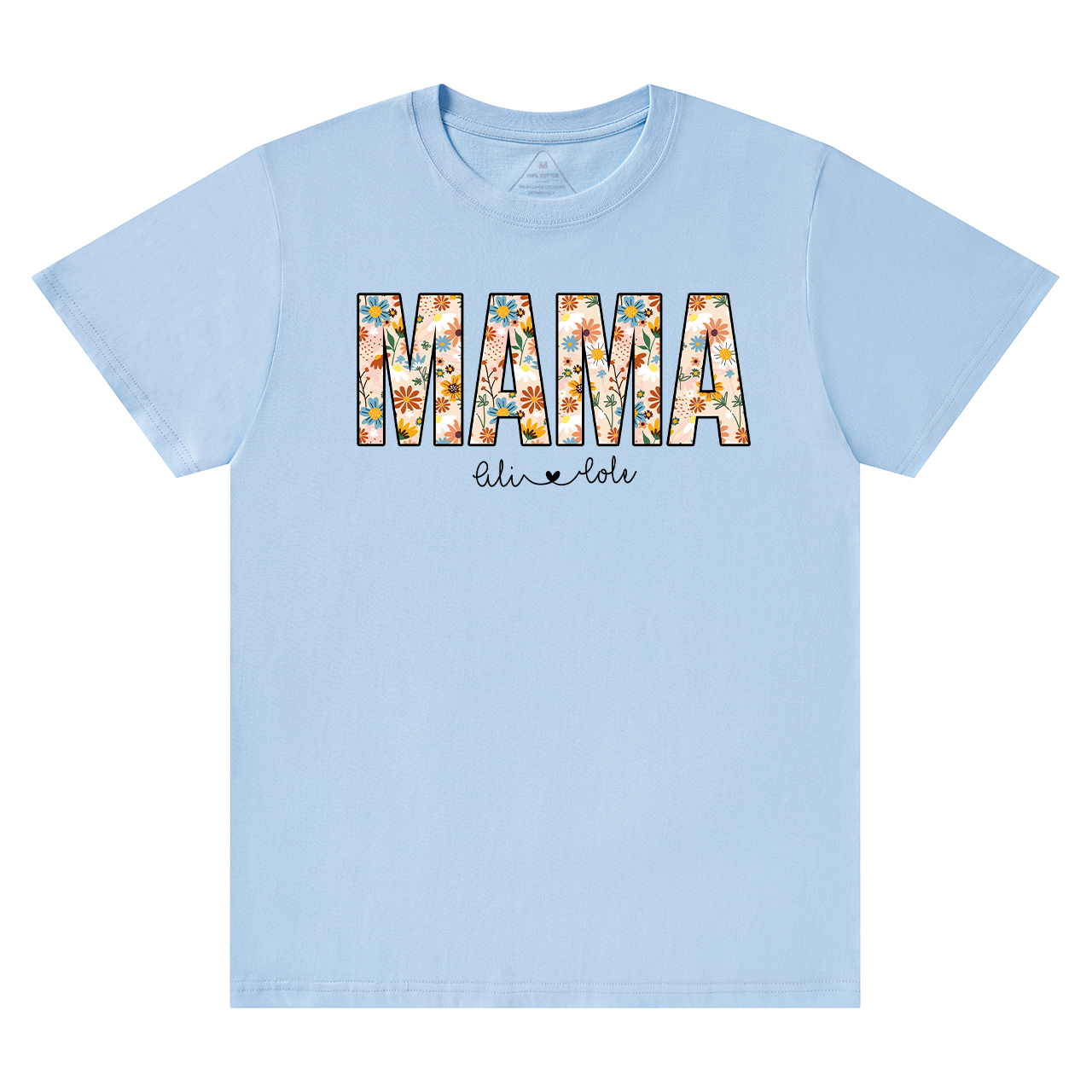 Personalized Mama Floral T-Shirts
