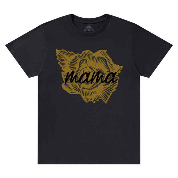 MAMA Flower Design Classic Mom Shirt