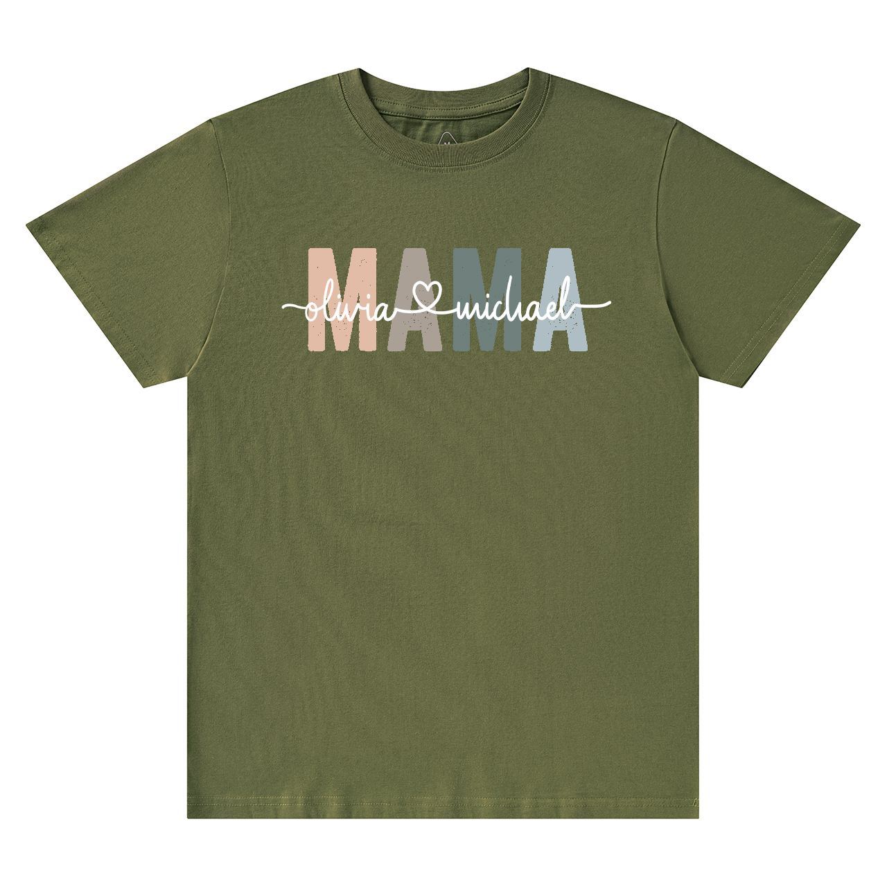 Personalized Mama With Children Names T-Shirts