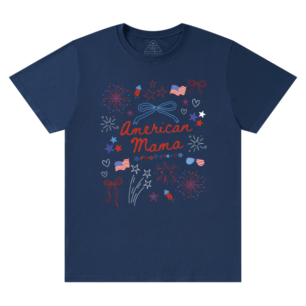 Comfort Colors 4th Of July Mama T-Shirts