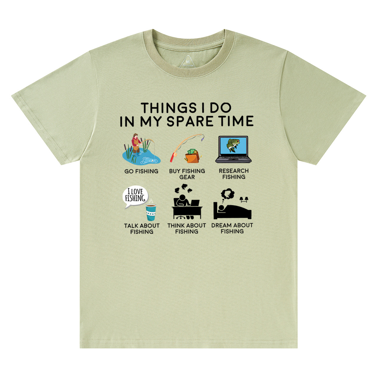 Fishing Things I Do In My Spare Time Dad T-Shirt