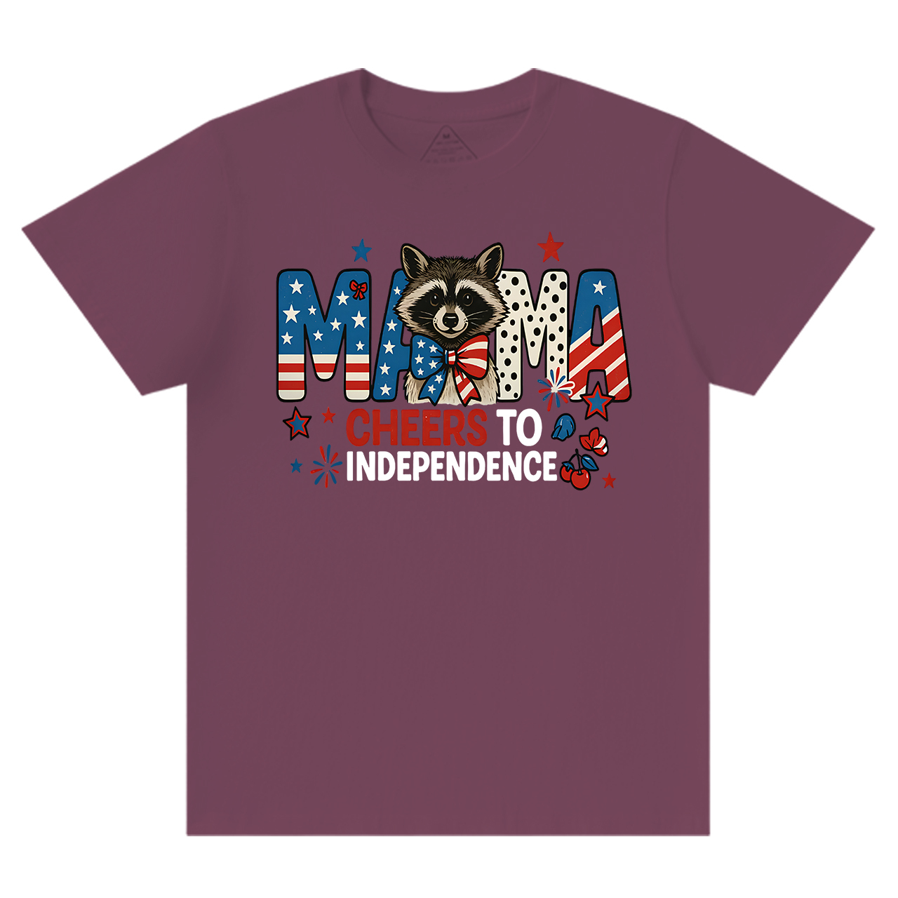Patriotic Raccoon Mama T-Shirts