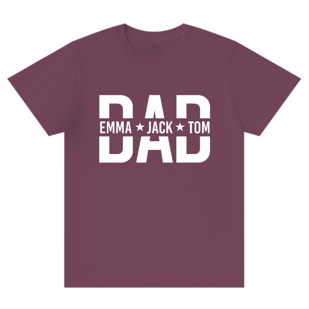 Personalized Kid’s Name Dad T-shirt