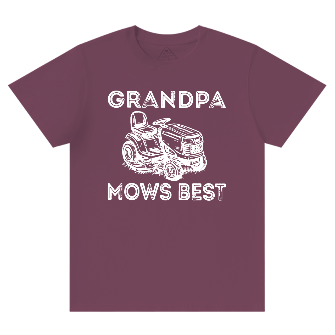 Personalized Grandpa Mows Best T-shirt