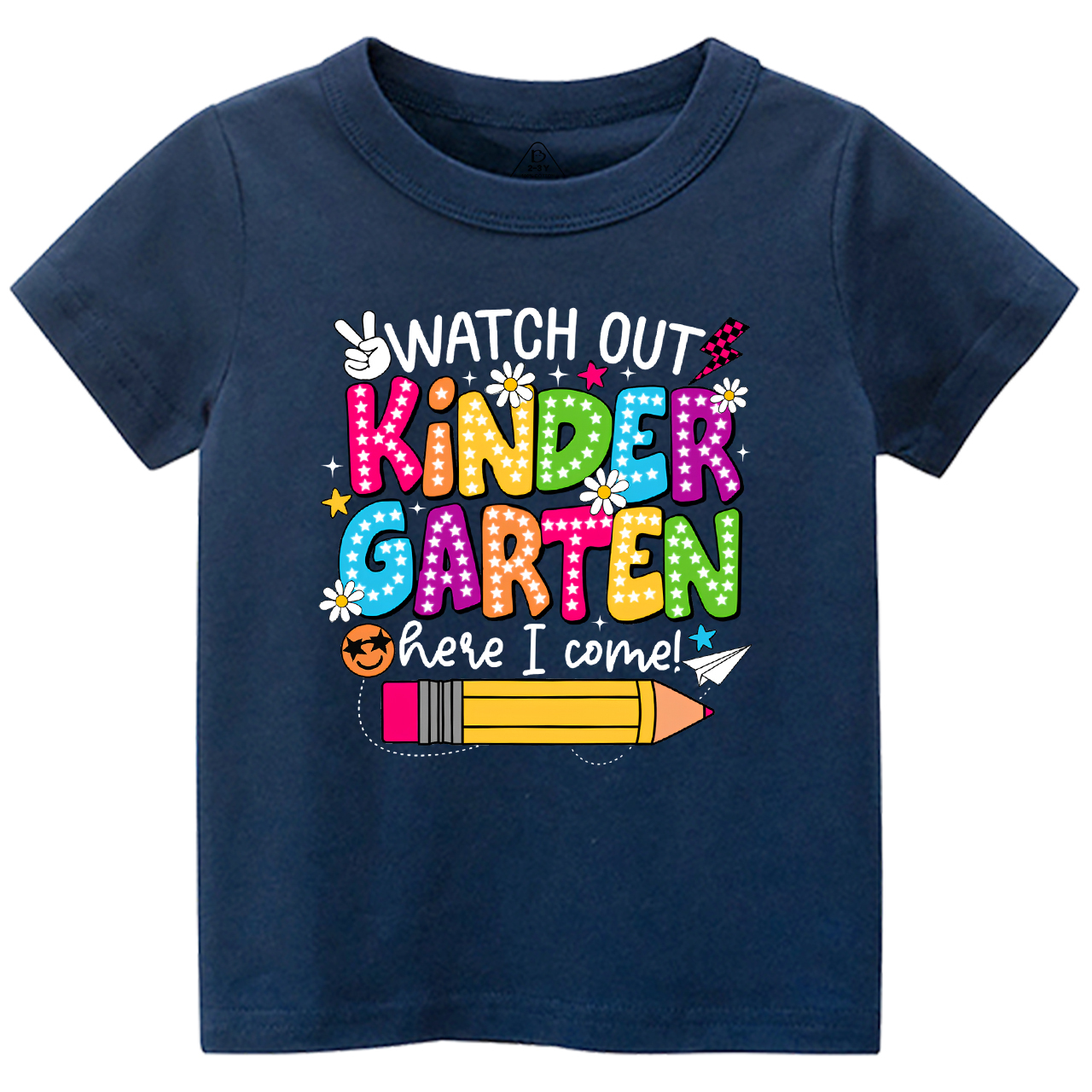 Personalized Watch Out Kindergarten Here I Come Toddler&Kid's Tees Beepumpkin