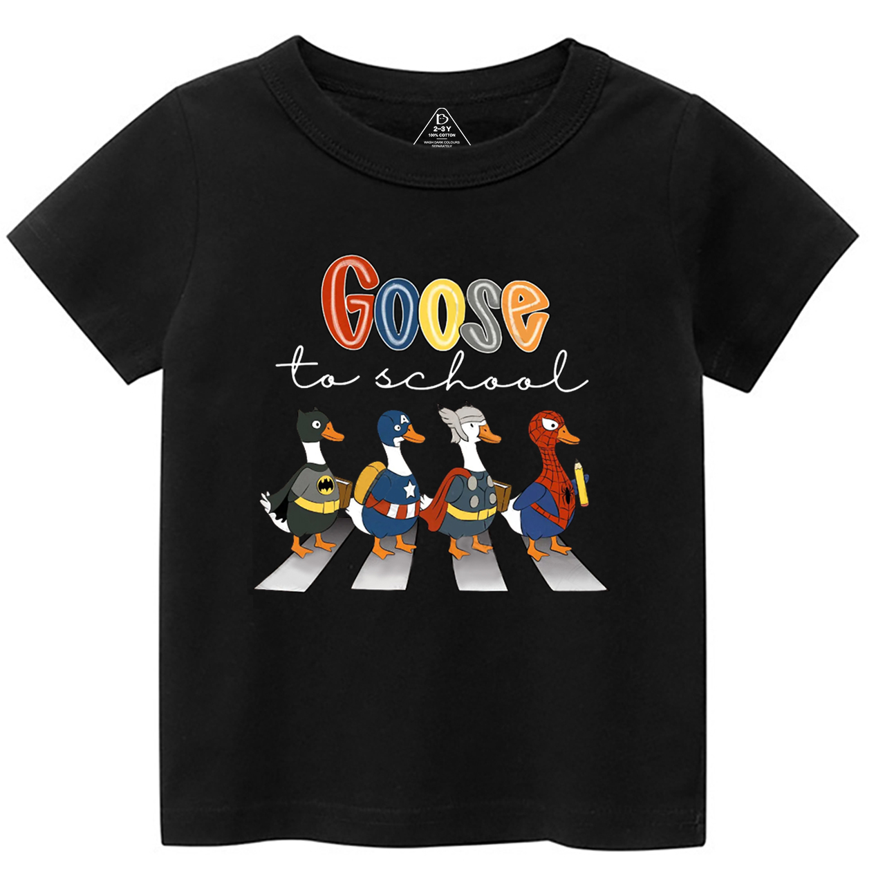 Goose To School Toddler&Kid's Tees Beepumpkin