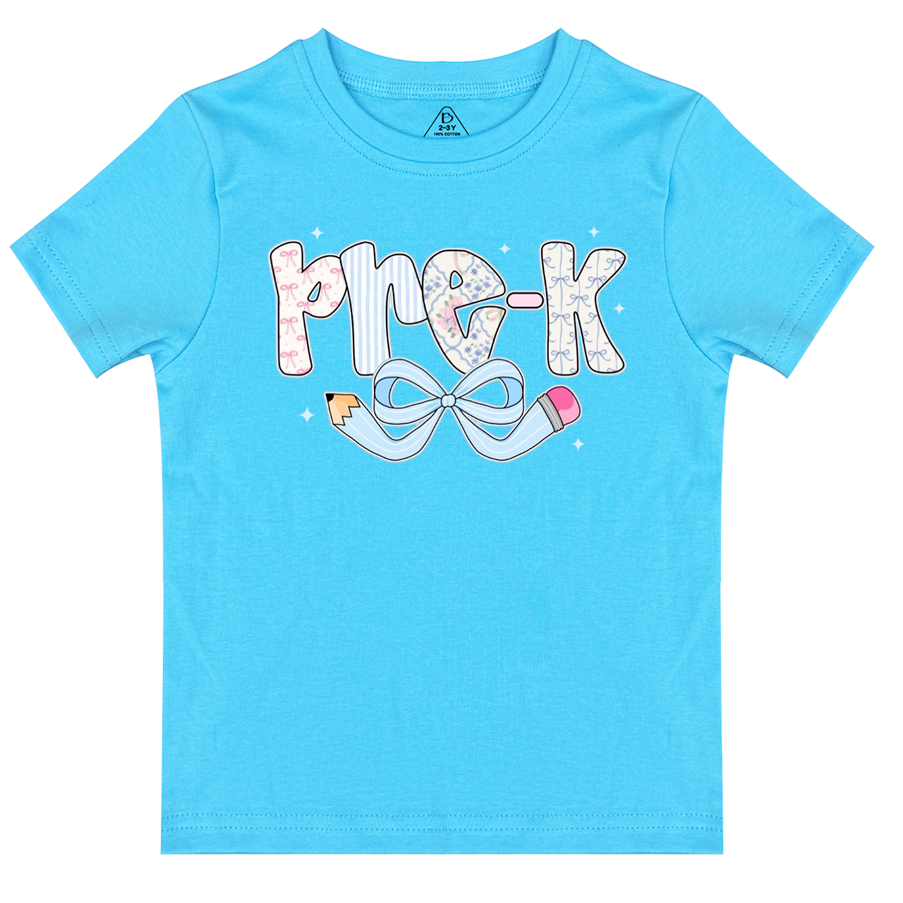 Personalized Pencil bow Grades Toddler&Kid's Tees Beepumpkin