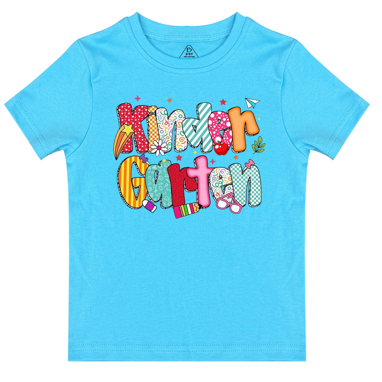Personalized Colorful School Adventures Toddler&Kid's Tees Beepumpkin 